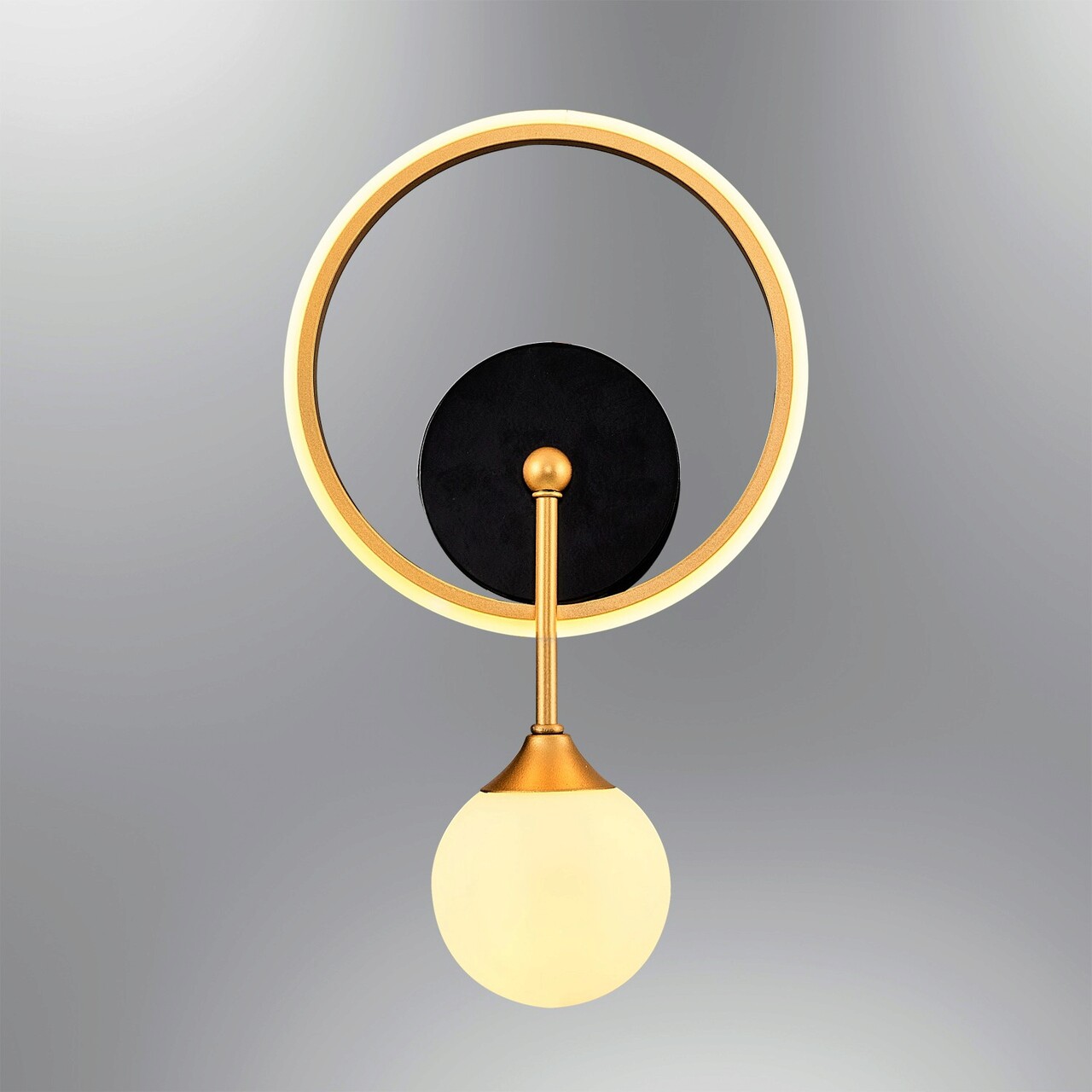 Aplica de perete, Opviq, 414LRC1139, Maro antichizat - imagine 5